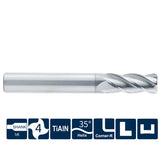 G-US260-R4 4 Flutes, Corner Radius, Standard Length - Big-tools Industrial Supply Tools for Metal Cutting